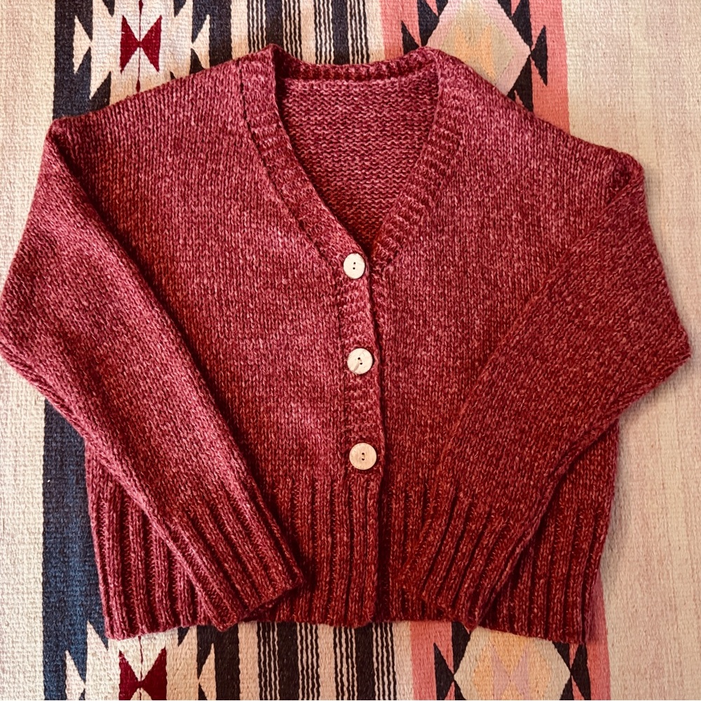 SOLD NWOT Women's “Rustic Sunlight” Knit Cardigan Sweater